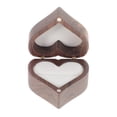 thumbnail image 1 of Wooden Ring Box Personalized Heart Shaped Ring Box for Proposal Engagement Wedding, 1 of 9