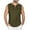 Green, variant on Palato Mens T Shirts,Men's Fashion Drawstring Solid Color Cotton And Linen Sleeveless T-shirt Tops
