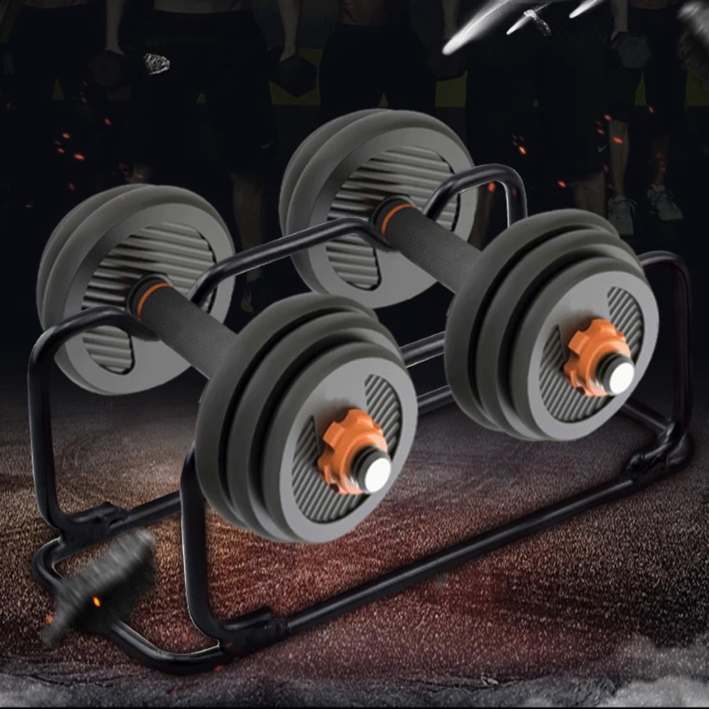 Yihuala Dumbbell Storage Stand Barbell Holder, Dumbbell Rack Stand Holder, Weight Dumbbell Rack Gym Weight Holder Barbell Rack