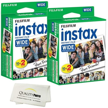 hek Migratie vaas FujiFilm Instax Wide Picture Format Instant Film (10 Exposures) - From Bulk  Packaging - Walmart.com