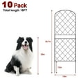 thumbnail image 3 of Patchwork Decorative Garden Fence Animal Barrier, Outdoor 38.6 "H X 10 FT Arches, 3 of 6