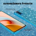 thumbnail image 4 of Compatible with Samsung Galaxy A50 Case, Glitter Sparkly Samsung Galaxy A50 Phone Case with Slim Silicone Shockproof Protective Bumper Cover for Cute Girls Women (Blue), 4 of 13