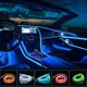 thumbnail image 1 of Tira de neón del cableado del EL de la lámpara decorativa llevada interior del coche, para Auto Diy Fl - Unidad USB azul 3M Kuyhfg Bienvenido a Kuyhfg, 1 of 2
