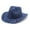 Navy, variant on Ticikt Western Cowboy Hat Wide Brim Shapeable Panama Straw Hat Summer Beach Sun Hat Outdoor Travel Cap with Chin Strap,Color:Black