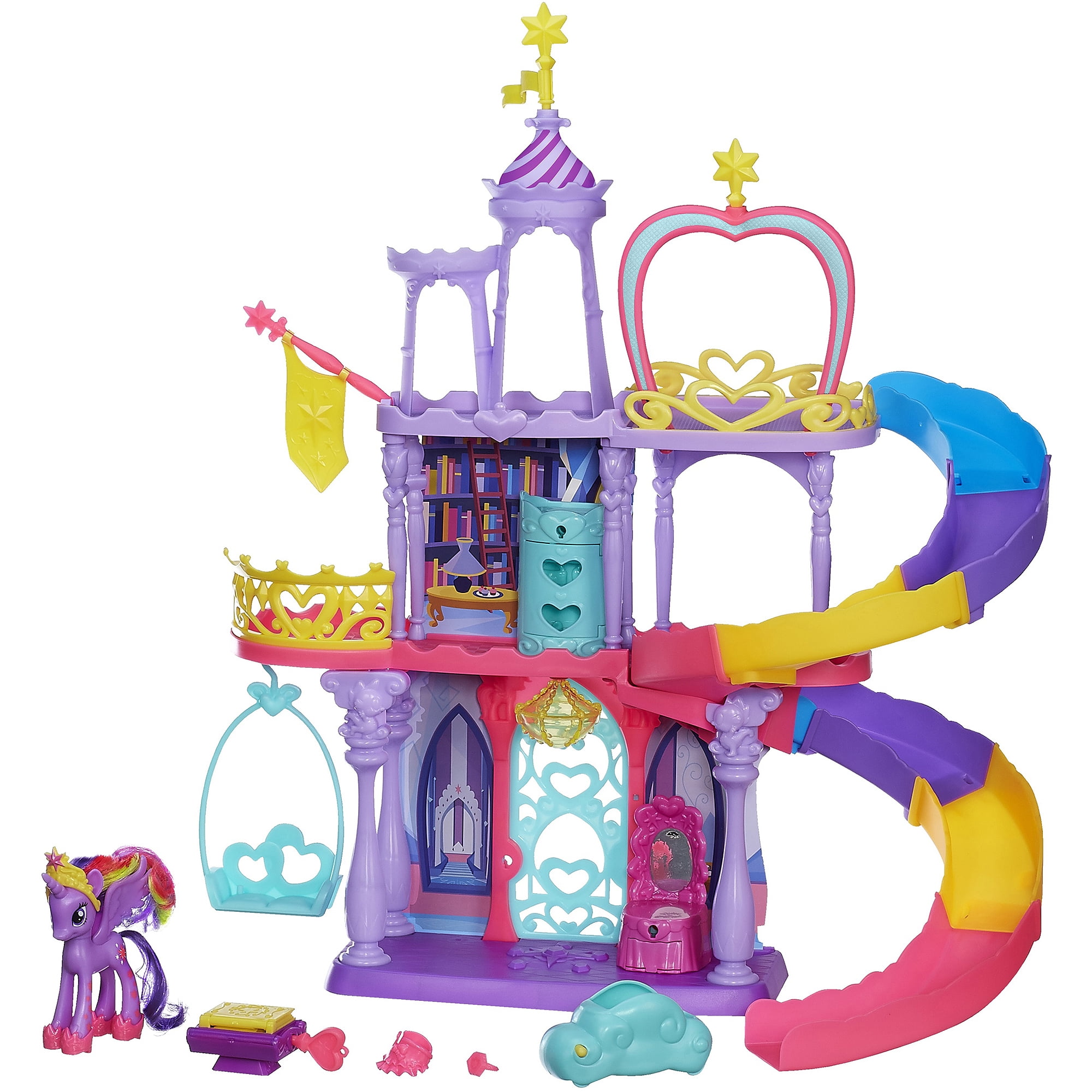 My Little Pony Princess Twilight Sparkle\'s Friendship Rainbow Kingdom Playset - Walmart.com