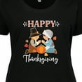 thumbnail image 4 of Inktastic Happy Thanksgiving Christian Pilgrims Holiday Women's Plus Size T-Shirt, 4 of 5