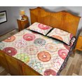 thumbnail image 4 of Juego de cama acolchado con estampado de donuts, 4 of 5