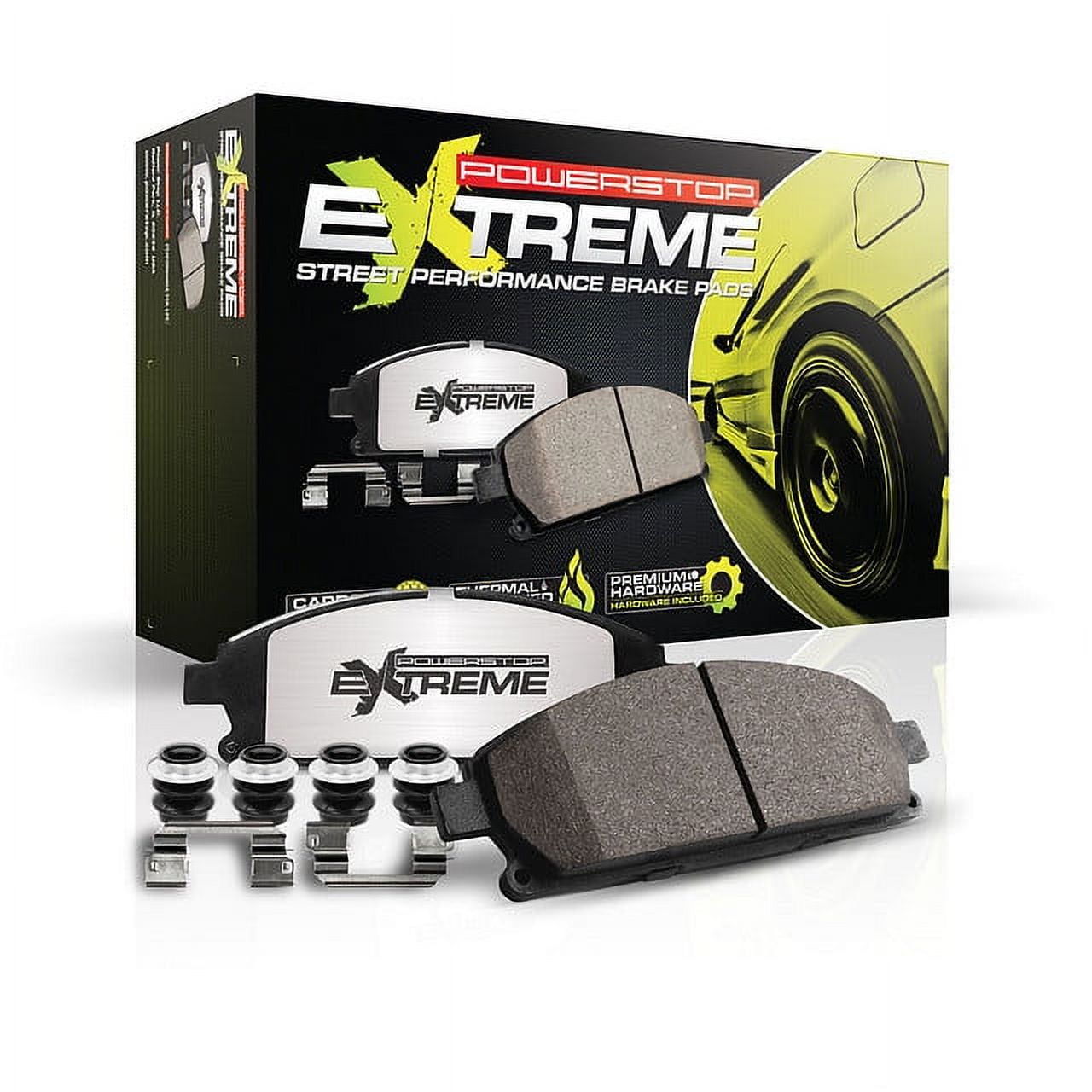 PowerStop, Brake Pad Set, Z26-1405, Front Z26 Street Warrior