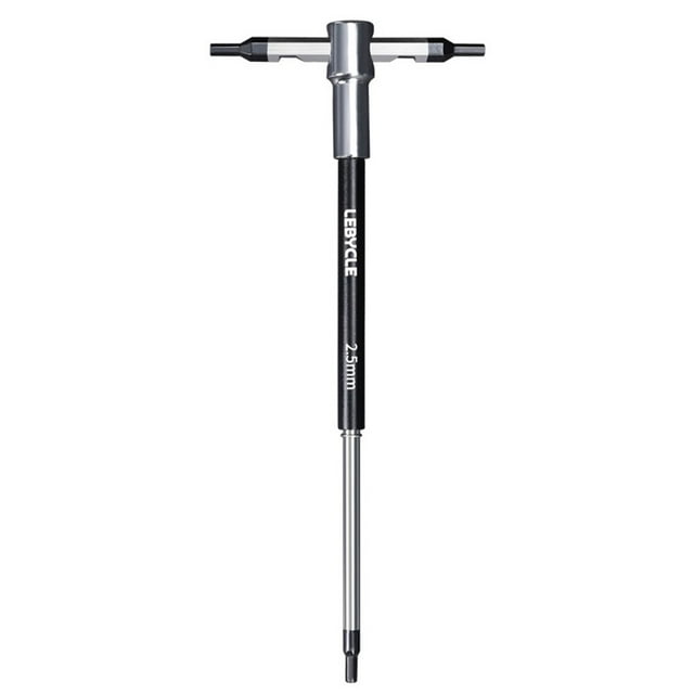 Clé Hexagonale à Poignée en T pour Vélo 2mm-10mm/T25, Tournevis Torx, Outil de Réparation 3 Directions pour Vélo