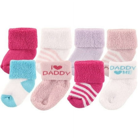 UPC: 0660168280180 | Luvable Friends Unisex Baby Newborn and Baby Terry Socks 0-6 Months Blue Mommy