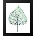 thumbnail image 2 of Popp, Grace 12x14 Black Modern Framed Museum Art Print Titled - Veiled Leaf I, 2 of 5