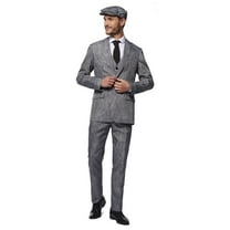 Oppo Merchandise Group 20's Gangster Men's Grey Suitmeister | Small Male