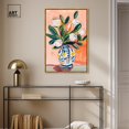 thumbnail image 3 of Flowers And Chinoiserie Canvas Boho Colorful Wall Art by Art Remedy, Gold Frame, 24" x 36", 3 of 7
