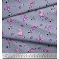 thumbnail image 3 of Soimoi Georgette Viscose Fabric Check,Spider & Bat Kids Printed Fabric 1 Yard 42 Inch Wide, 3 of 3