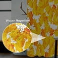 thumbnail image 3 of Fall Shower Curtain for Bathroom 84x72inches Orange Maple Leaves Shower Curtain Set with Hooks Autumn Yellow Leaves Waterproof Fabric Home Decor Shower Curtains, 3 of 6
