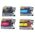 Disposable Color Ink Cartridge Set Black Cyan Magenta Yellow Smoothly