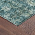 thumbnail image 3 of Addison Rugs Mayfield Premium Machine Washable Traditional Global Turquoise Rectangle Rug, 10' x 14', 3 of 6