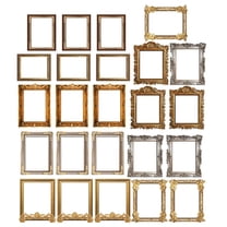 WRITWAA Assorted Color PVC Wall Decal Stickers for Parties, Funky Picture Frame Designs, and Easy to Apply