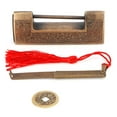 thumbnail image 2 of Antique Lock,Antique Copper Lock Chinese Copper Padlock Copper Lock Optimized for Excellence, 2 of 14