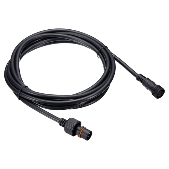 Uxcell 9.84Ft 3 Pin 18AWG Extension Cable Wire with Male and Female, Black