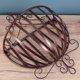 thumbnail image 3 of Macetero de hierro de estilo europeo para pared, soporte semicircular para macetas (bronce), 3 of 5