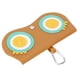 thumbnail image 3 of Funda para gafas de sol con diseño de ojos mareados, cierre a presión, mejor protección, a prueba de arañazos, funda de transporte para viajes en casa, color marrón, 3 of 10