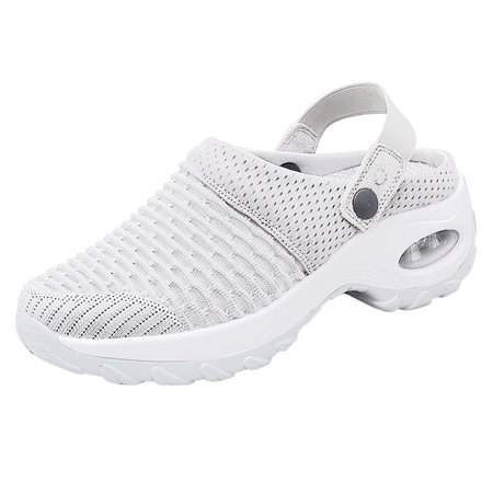 

Women Medium-heeled Casual Sandals and Slippers Arch Support Mesh Sandals New