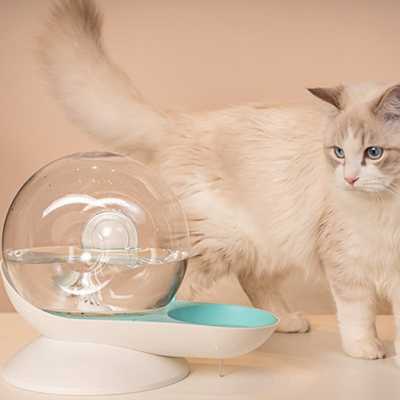 Yiran Snail Style Automatic Cat Water Fountain, Gray
