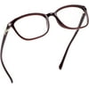 LifeArt Blue Light Blocking Glasses, Anti Eyestrain, Computer Reading Glasses, Gaming Glasses, TV Glasses for Women and Men, Anti Glare (DarkRed, +3.00 Magnification)