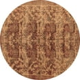 thumbnail image 1 of Ahgly Company Indoor Round Persian Brown Traditional Area Rugs, 3' Round, 1 of 4