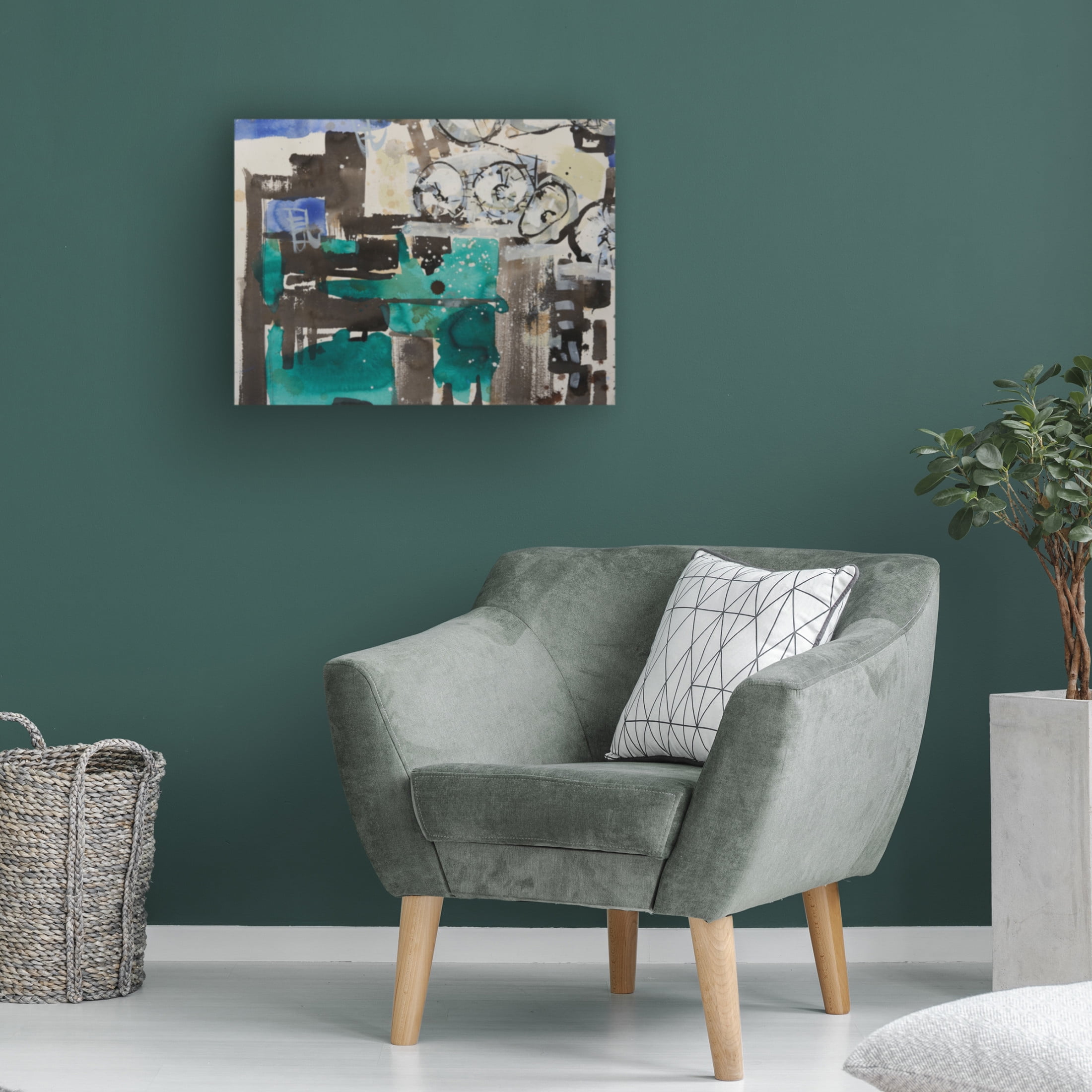Canvas Wall Art - Erin McGee Ferrell 'Bahrain II' Wall Art for Living Room, Bedroom, or Office Décor by Trademark Fine Art - 24 x 18 Inches