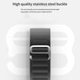 thumbnail image 3 of Lishi Adjustable Nylon Braided Loop Watch Strap - Compatible with 38/40/41mm and 42/44/45/49mm, 3 of 5