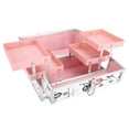 thumbnail image 3 of Professional Cosmetic Storage Box Portable Storage Jewelry Case Makeup Organizer Box(M), 3 of 13