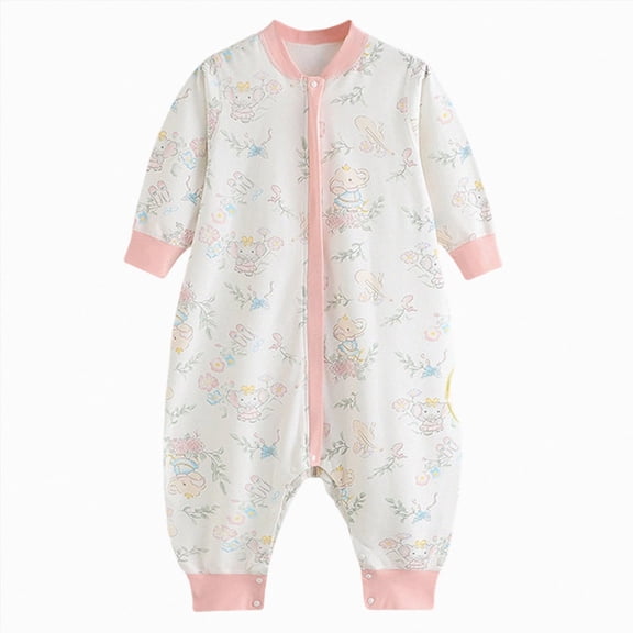 Newborn Baby Cotton Bodysuit Long-Sleeve Unisex Babies Clothing Infant Baby Summer Long Sleeves Skirt 18-36 Months