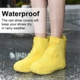 thumbnail image 2 of Dream Apparel Waterproof Rain Shoe Covers for Women Men, Non-Slip Reusable Boot Covers Foldable Rainproof Over Shoes Galoshes, 2 of 6