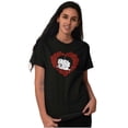 thumbnail image 5 of Betty Boop Heart Wink Blowing Kisses Women's Graphic T Shirt Tees Brisco Brands S, 5 of 5