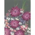 thumbnail image 3 of Moore, Regina 19x24 Black Modern Framed Museum Art Print Titled - Mauve Wildflower Garden I, 3 of 5