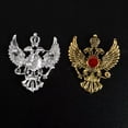 thumbnail image 4 of GKNET Retro Wing Metal Pin Vintage Eagle Badge Brooch Crown Lapel Pin Men Acc-Gold, 4 of 9