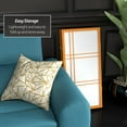 thumbnail image 3 of Red Lantern 3 ft. Short Double Cross Shoji Screen - Honey - 6 Panels, 3 of 6