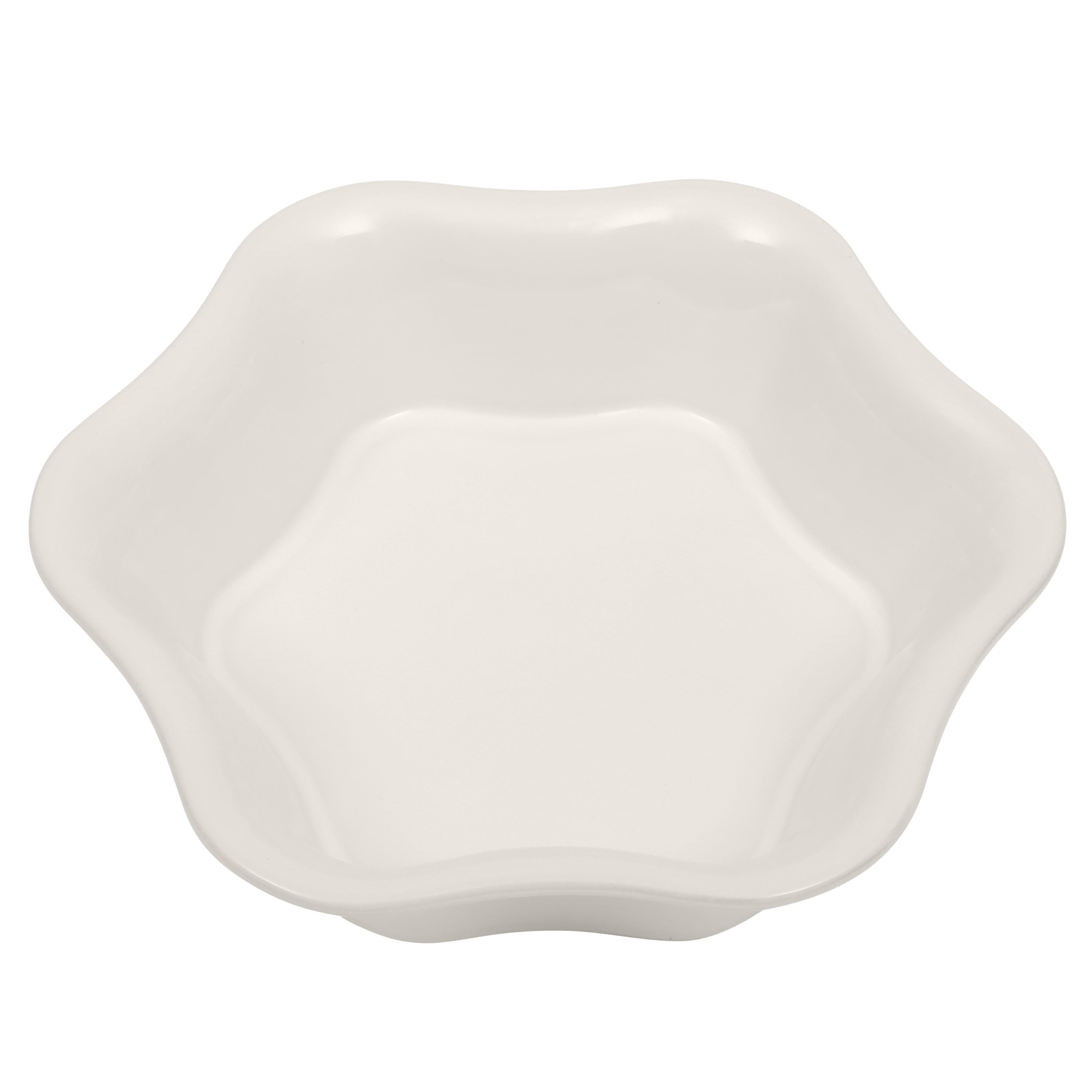 The Pioneer Woman 9-Inch Snowflake Stoneware Baker with Wood Lid, White