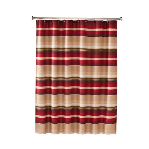 Saturday Knight Ltd Madison Stripe Single Shower Curtain Walmart Com Walmart Com