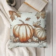thumbnail image 3 of Fall Pillow Covers Burnt Orange Pumpkin Decor Throw Pillows Case for Couch Maple Leaves Autumn Harvest Indoor Outdoor Decorative Cushion Cases for Sofa Bed Decorations, 3 of 5