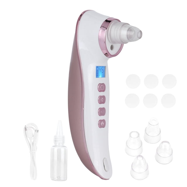 Aspiradora de espinillas con carga USB, limpiador de poros de belleza LCD, dispositivo de limpieza Facial para eliminación de espinillas