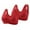 Red 1, variant on Kaemgyyd 2 Pack Bras for Women Front Closure No Underwire Padded Comfort Sleep Bras Fashion Print Wide Shoulder Straps Wireless Bra