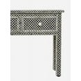 thumbnail image 3 of Black Bone Inlay Fishscale Console 3 Drawer, bone inlay 3 drawer console, bone inlay furniture, bone inlay furniture, 3 of 3