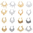 thumbnail image 4 of Nose Hoop Chain Fashion U Shape Nostril Ring Chain Septum to Ear Chain for Women, 4 of 10