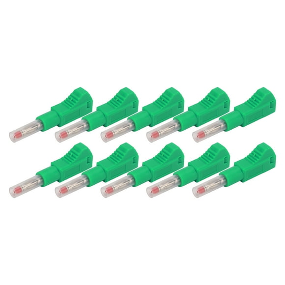 Fiches Banane, Connecteurs de Haut-Parleur 4mm CAT II 600V 32A avec 10 Pcs pour Équipement Numérique