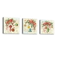 thumbnail image 1 of Set of 3 - Ornaments III - Contemporary Fine Art Giclee on Canvas Gallery Wrap - wall décor - Art painting - 13 x 13 Inch - Ready to Hang, 1 of 2