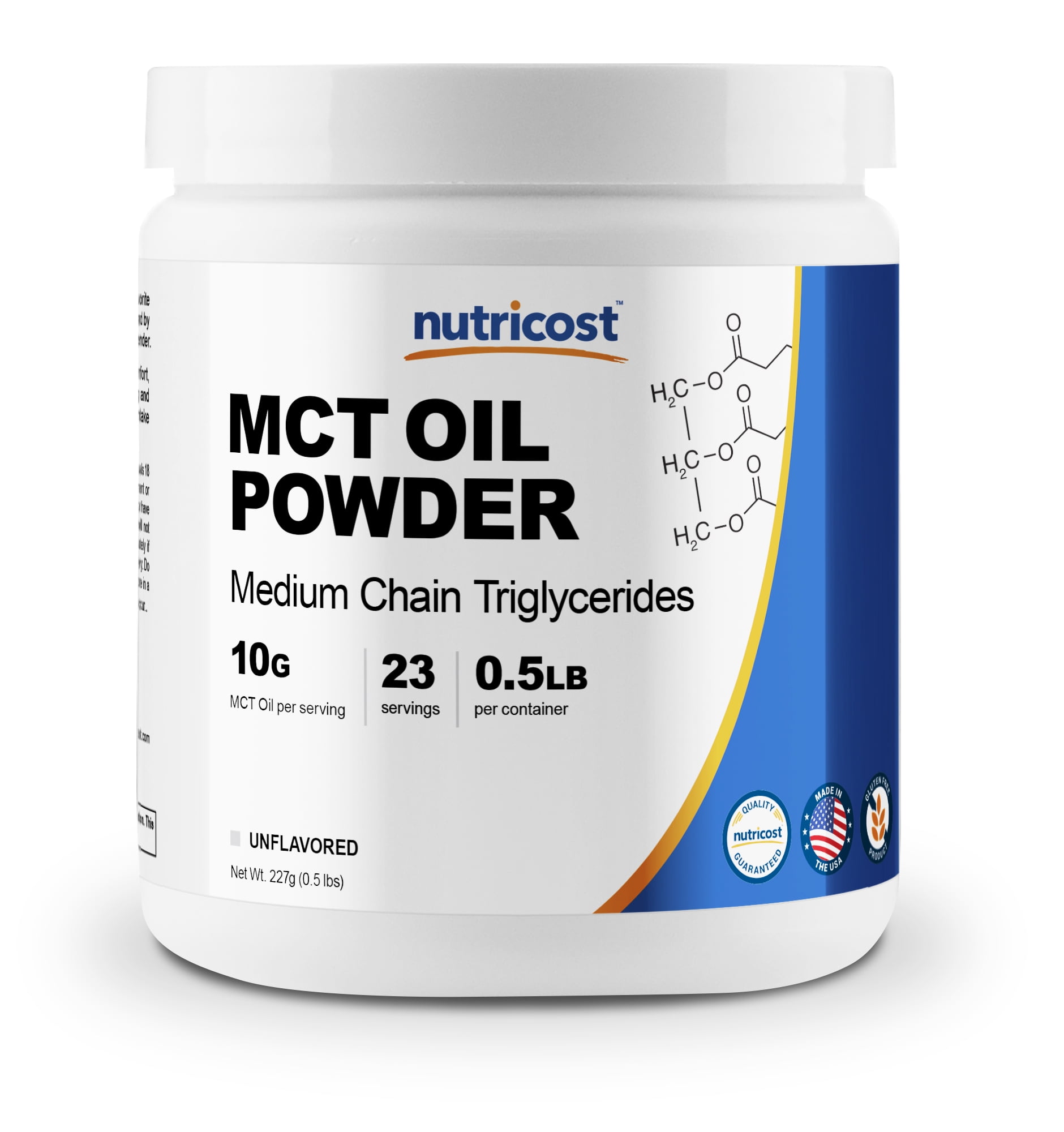 Nutricost Premium MCT Oil Powder Best For Keto, Ketosis, and Ketogenic Diets, 8 Oz