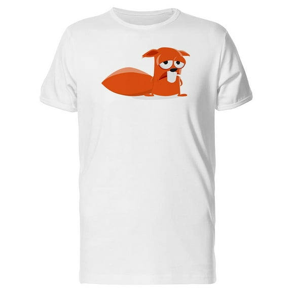 Sad Red Squirrel T-Shirt Men -Image by Shutterstock, Male Small